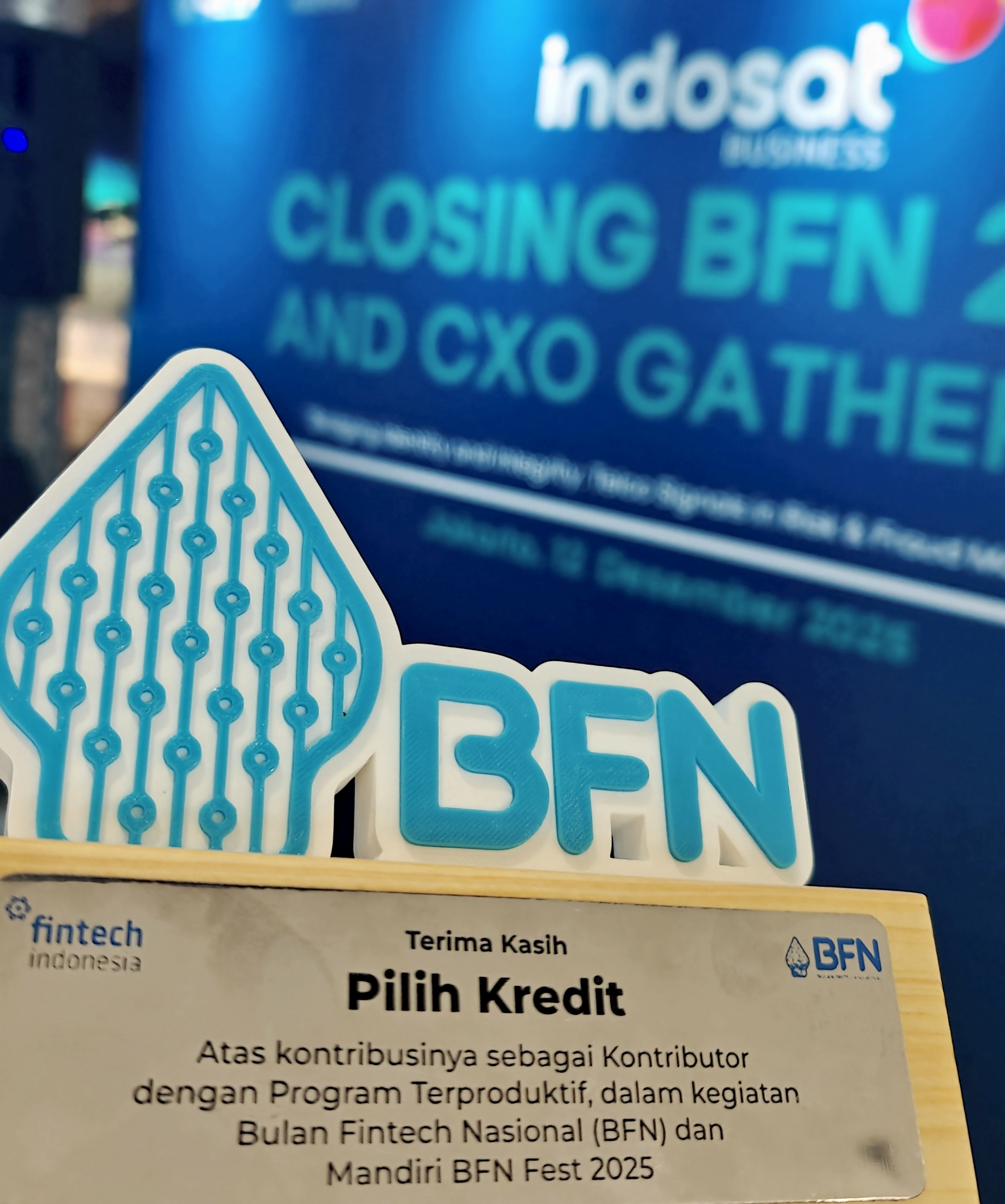 Pilih Kredit Raih Penghargaan sebagai Kontributor dengan Program Terproduktif di Bulan Fintech Nasional & Mandiri BFN Fest 2025